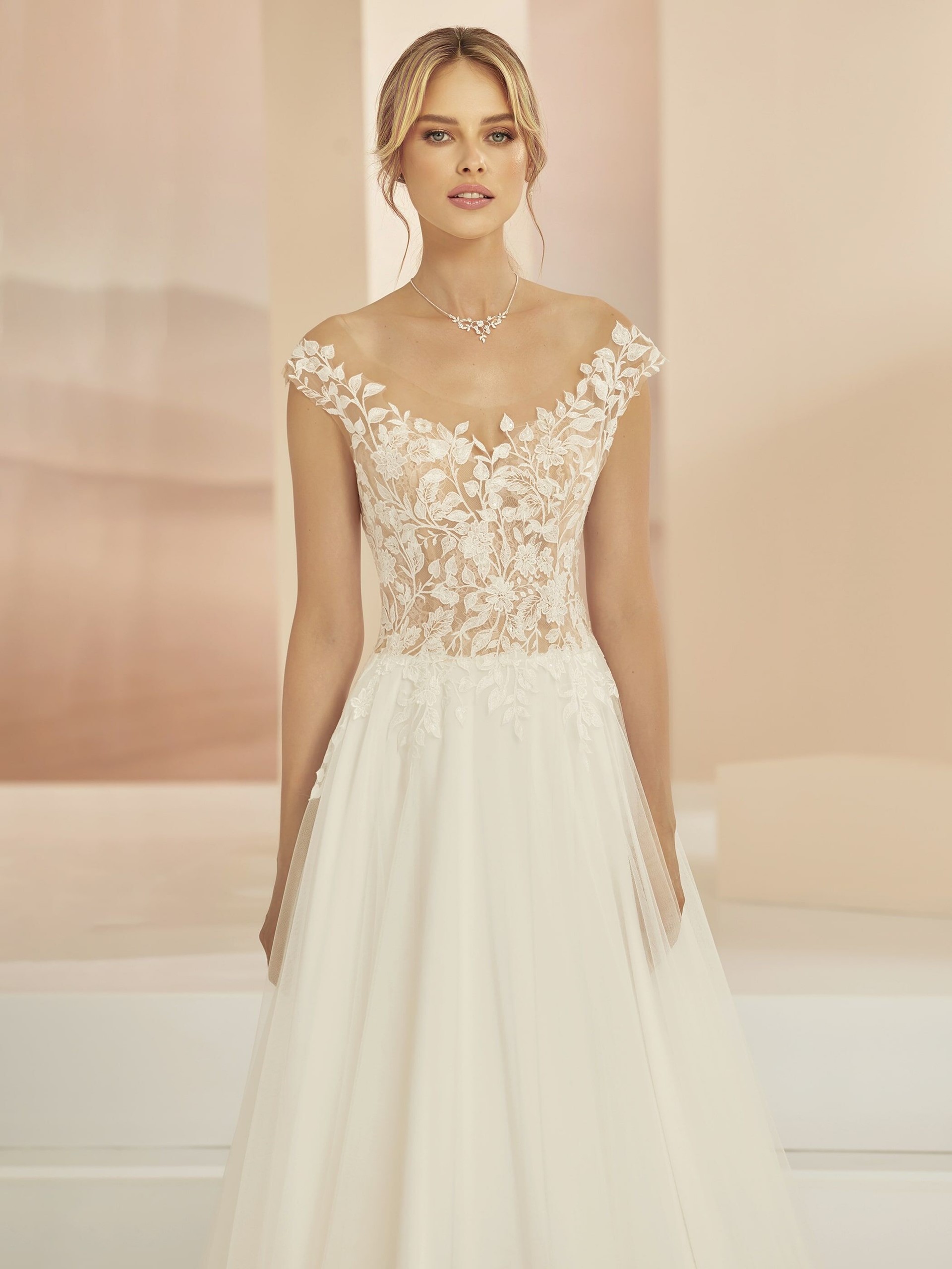 Bianco Evento Bridal Dress Heather 3 1 4